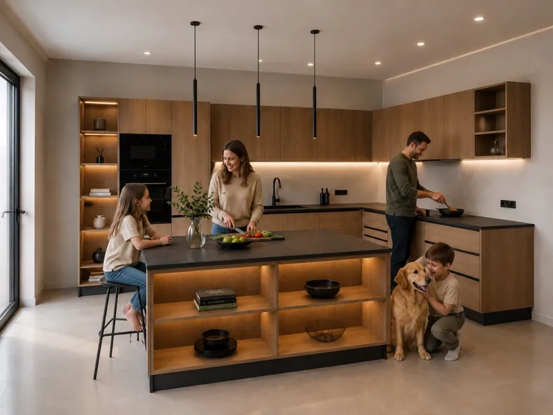 Finished kitchen
